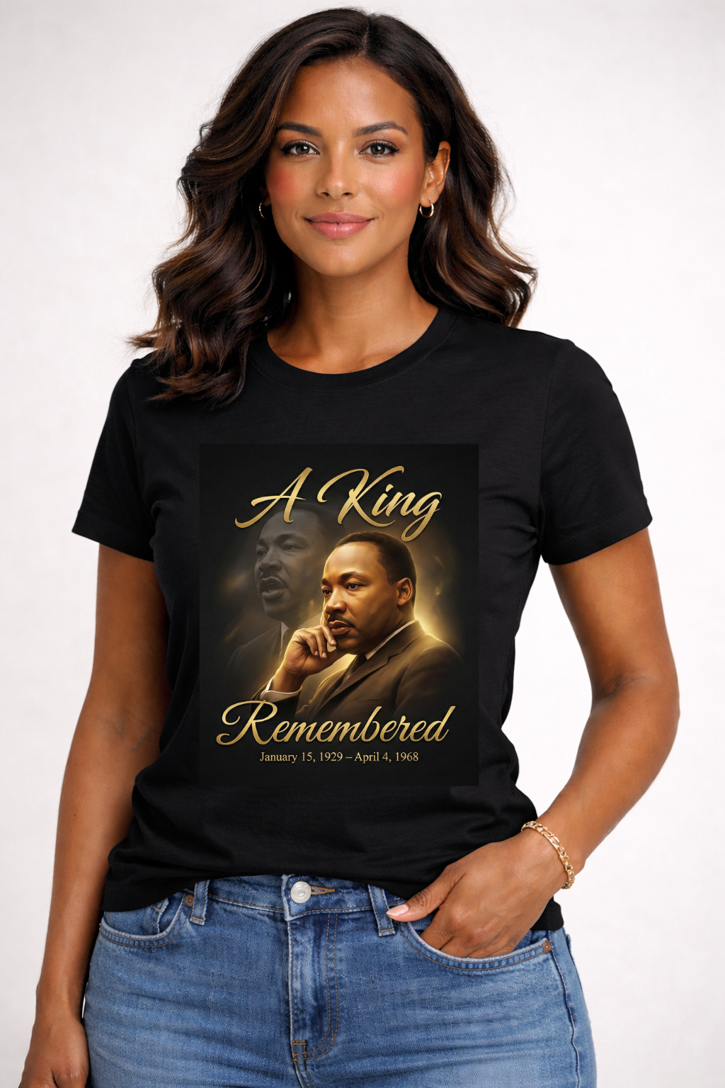 MLK Remembered Crewneck Tee