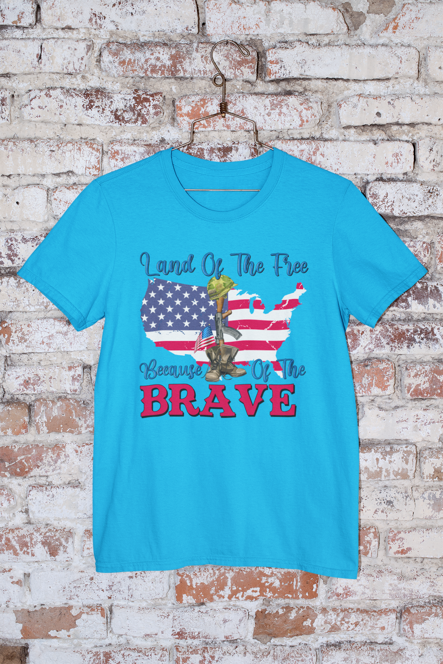 Because of the Brave Crewneck Tee