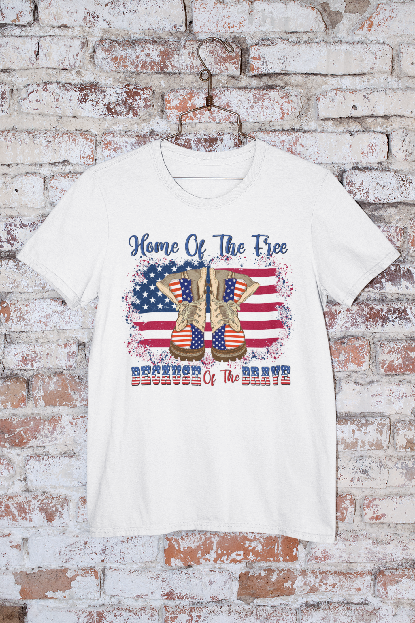 Home of the Free Crewneck Tee