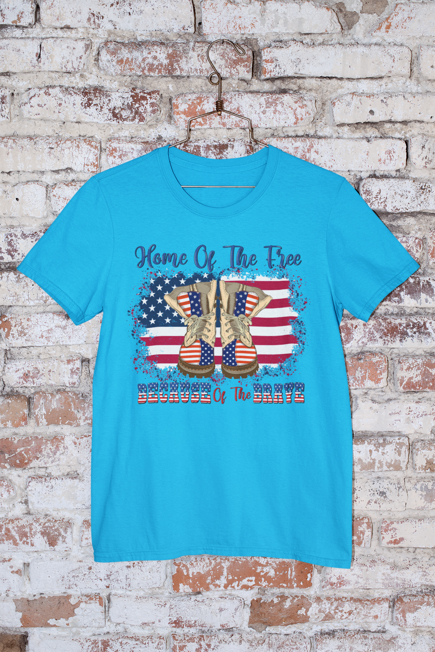 Home of the Free Crewneck Tee