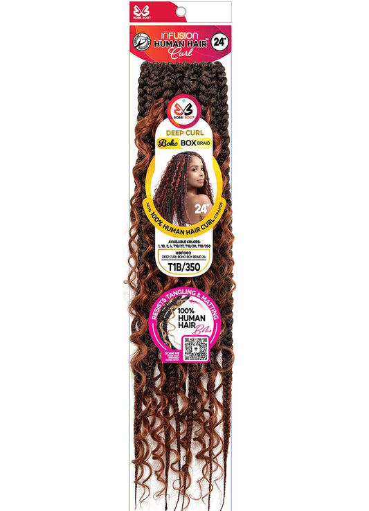 Bobbi Boss Deep Curl Boho Box Braid 24"