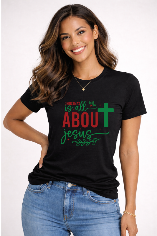 About Jesus Crewneck Tee