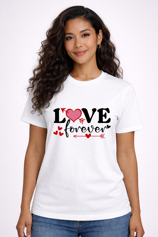 Love Forever Valentine Crewneck Tee