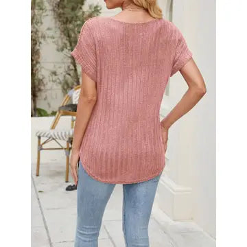 Casual Short Sleeve Top