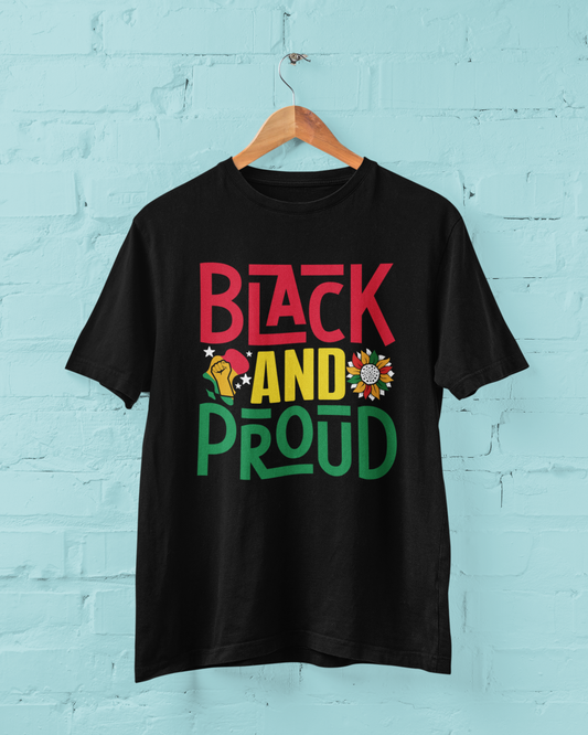 Black and Proud Crewneck Tee